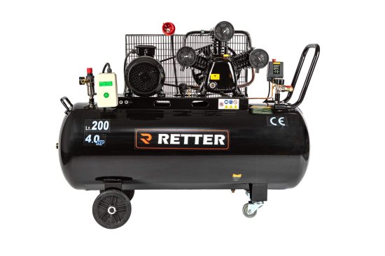 RETTER RT4200 Kompressor 200 L / 10 Bar 4 PS