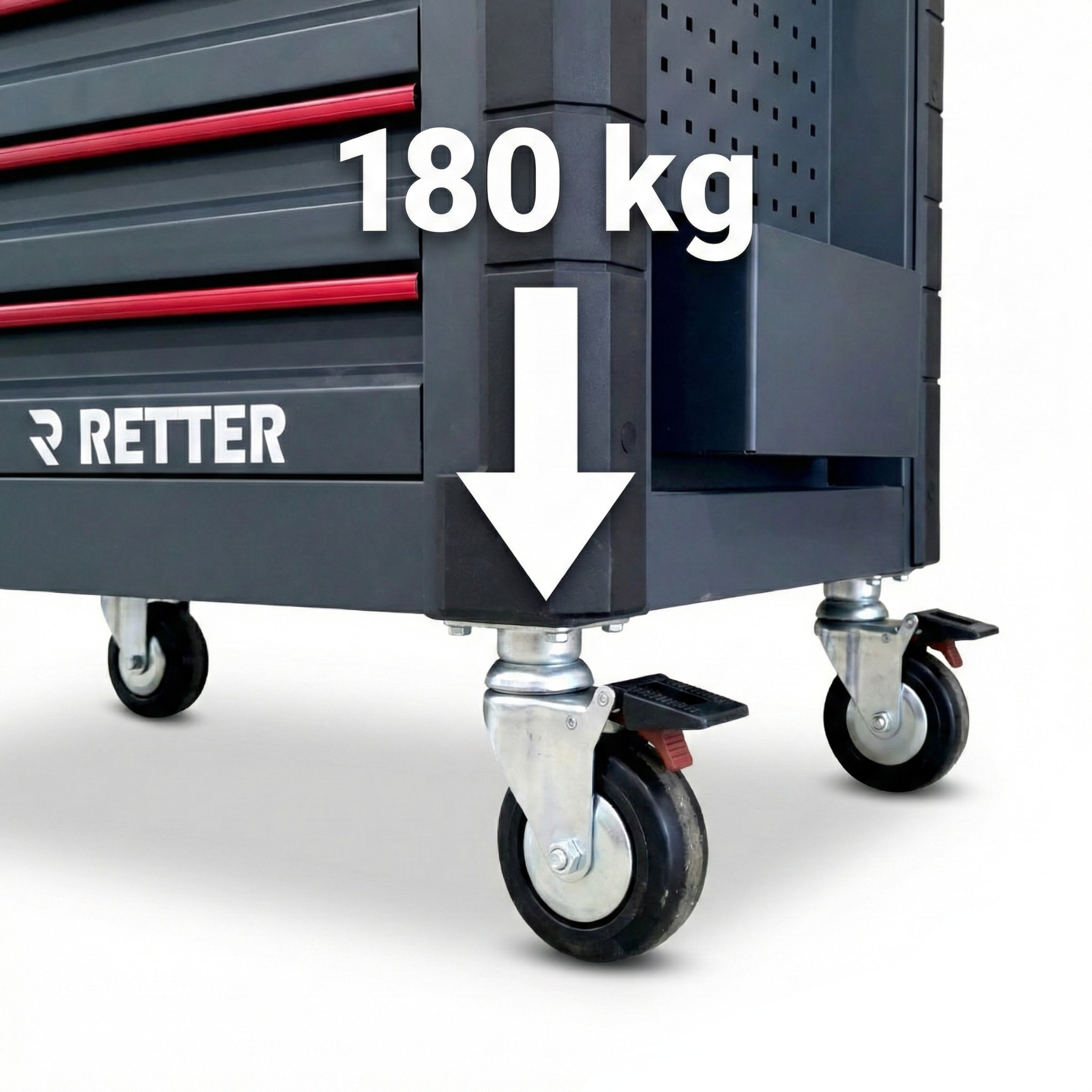 RETTER R12 Werkstattwagen Rollen für hohe Belastbarkeit