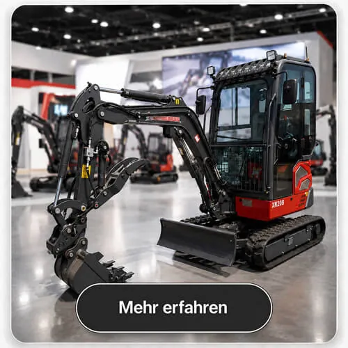 Minibagger für Baustelle und Erdarbeiten
