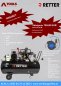 Preview: Druckluft Kompressor 200L Luftkompressor 3-Zylinder