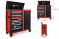 Preview: RETTER Werkstattwagen 10 Schubladen + Seitenschrank - Rollwagen 1200 mm mit Interlock System R3410XXL