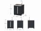 Preview: Spülen-Unterschrank RTX5000 – 680 × 700 × 910 mm | RETTER RTX-5000