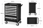 Preview: RETTER R3 Werkzeugwagen / Black Panter Edition