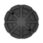 Preview: Gummiauflage 125 mm x 24 mm für KFZ-Hebebühnen