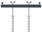 Preview: RETTER Motorbrücke 0,5 t – Motortraverse mit 2 Lastspindeln, 730–1480 mm