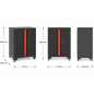 Preview: 2‐türiger Schrank Modul für Schranksystem - 711 x 507 x 820 mm | RETTER - RT01Y9236
