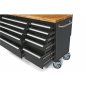 Preview: Werkzeugwagen - Werkbank - 214 cm - 180 Kg - 10 Schubladen