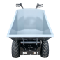 Preview: AGROX Elektro-Allrad-Dumper 500kg, Lithium-Akku und hydraulische Knicklenkung