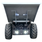 Preview: AGROX Elektro-Allrad-Dumper 500kg, Lithium-Akku und hydraulische Knicklenkung
