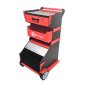Preview: Diagnosewagen mit Rollladenklappe - RT-403 Multifunktionswagen RETTER | Universal-Laptopwagen fahrbar