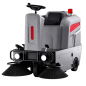Preview: Aufsitz-Kehrmaschine 1250 mm – Akku-Kehrmaschine 2,2 kW mit 80 l Kehrgutbehälter und Sprühsystem