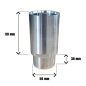Preview: Steckadapter Transporterhöhungen für 2 Säulenhebebühne 120 mm - Ø50mm