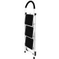 Preview: 3-Stufen-Stahlleiter 1100 x 460 x 705 mm - max. 150 kg belastbar - HAUSMARKT
