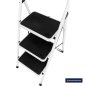 Preview: 3-Stufen-Stahlleiter 1100 x 460 x 705 mm - max. 150 kg belastbar - HAUSMARKT
