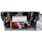 Preview: NEU Mini-Bagger AGROX OX-12 - 10 PS, 1 Zylinder KOOP Motor inkl. Schaufelpaket - 380 mm, Schnellwechsler, Hydraulischen Daumen Greifer