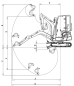 Preview: Rhinoceros XN20B Diesel Minibagger mit Kabine und Kubota Motor 18 PS - 3 Zylinder