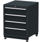 Preview: 4-Schubladen Schrank Modul für Schranksystem RTX5000 - 680 x 700 x 910 mm | RETTER RTX-5000