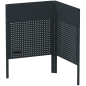 Preview: Lochwandplatten 2-tlg. für Eck Modul für Schranksystem RTX5000 - 1052 x 732 x 28 mm | RETTER RTX-5000