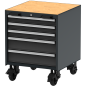 Preview: Mobiler 5-Schubladen Schrank Modul für Schranksystem RTX5000 - 660 x 660 x 836 mm | RETTER RTX-5000
