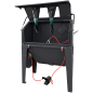 Preview: RETTER Sandstrahlkabine 420 Liter mit Absaugung, Fußpedal und LED-Beleuchtung - SBC420