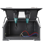 Preview: RETTER Sandstrahlkabine 420 Liter mit Absaugung, Fußpedal und LED-Beleuchtung - SBC420