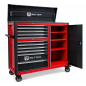 Preview: RETTER Werkstattwagen 10 Schubladen + Seitenschrank - Rollwagen 1200 mm mit Interlock System R3410XXL