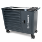 Preview: RETTER RS7 Werkstattwagen 402-tlg - 7 Schubladen Werkzeugwagen mit Edelstahl-Arbeitsplatte, Türfach und Vollauszug