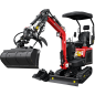 Preview: NEU Rhinoceros KS10-8 Mini-Bagger - Kompakt, leistungsstark 10 PS