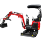 Preview: NEU Rhinoceros KS10-8 Mini-Bagger - Kompakt, leistungsstark 10 PS