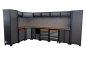 Preview: Werkstattschrank Set Werkbank, Schrank, Lochwand