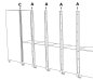 Preview: Befestigung - Deluxe Verbindungsstück 105 x 15 x 1956 mm | RETTER Schranksystem - RT01Y8018
