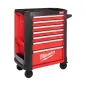 Preview: Milwaukee SRC30-1 Stahl Werkzeugwagen Basis 7 Schubladen - leer | 30" / 78 CM – Produktansicht auf weißem Hintergrund