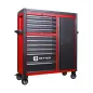 Preview: RETTER Werkstattwagen 10 Schubladen + Seitenschrank - Rollwagen 1200 mm mit Interlock System R3410XXL – Produktansicht auf weißem Hintergrund
