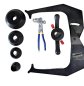 Preview: RETTER Profi Reifenmontiermaschine 380V RT-706A Pro mit Schwingarm und 2 Stufig & Wuchtmaschine WB-65B | Reifenservice SET