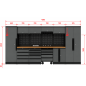 Preview: RETTER Werkstatt Set RT-2000 - 30 Teile mit Massivholzplatte und Lochwand 4365 x 560 x 2040 mm - Werkstatteinrichtung RT-P30H436