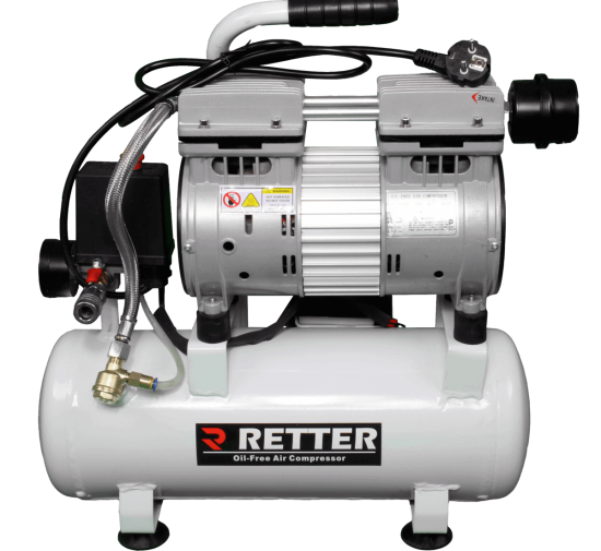 RETTER RT1008 Flüster Kompressor 8 L / 8 Bar