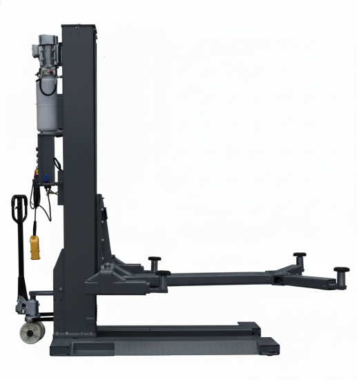 Preview: RETTER Ein-Säulen-Hebebühne RTH-1100 Ultraflach - 2.8 t Mobile RETTER Hebebühne