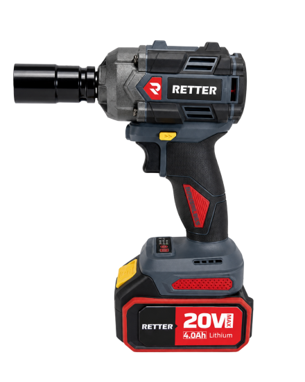 RETTER 20V Akku-Schlagschrauber 500 Nm 1/2" Brushless inkl. 2 Akkus