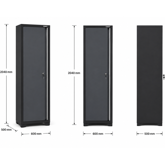 Preview: Professioneller Werkzeug Hochschrank - rechts