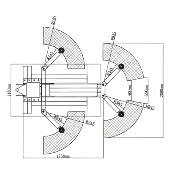 RETTER Ein-Säulen-Hebebühne RTH-1300 Ultraflach - 3.0 t Mobile RETTER Hebebühne
