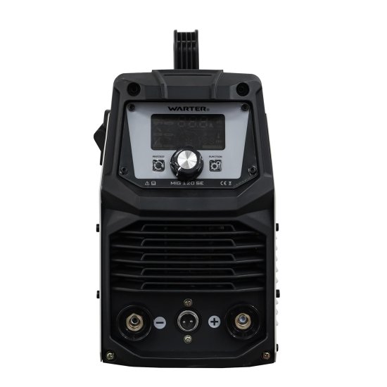 Preview: WARTER FLUXMIG-120 Kompaktes 3-in-1 Inverter-Schweißgerät für MIG, MMA & DC Lift-TIG