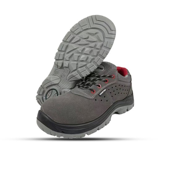 Preview: WARTER REVUEL Sicherheitsschuhe S1P – Leichte Halbschuhe mit Stahlkappe & Durchtrittschutz Bequeme Sohle EN ISO 20345