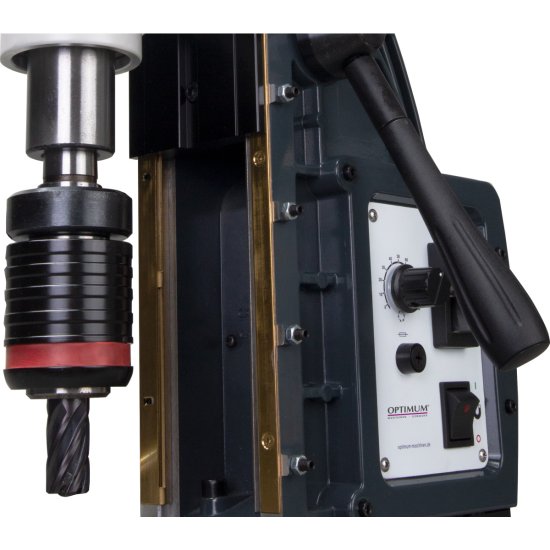 Magnetkernbohrmaschine - 35 mm, automatischer Pinolenvorschub mit Rücklauf | OPTIMUM - DM 35PF