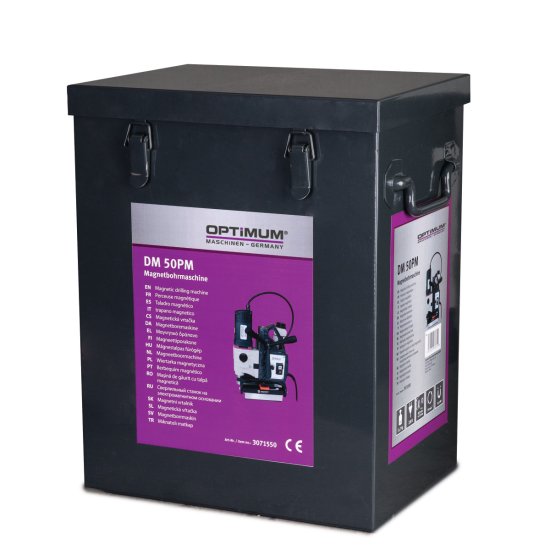 Magnetkernbohrmaschine - 35 mm, automatischer Pinolenvorschub mit Rücklauf | OPTIMUM - DM 35PF