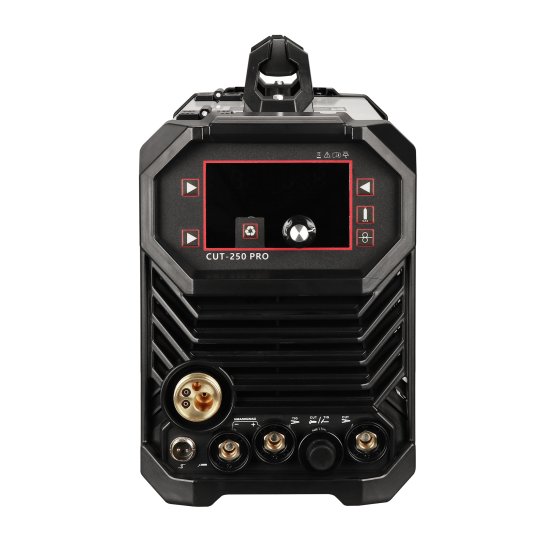 WARTER CUT-250 PRO Kompaktes 4-in-1 Multifunktions-Invertergerät für WIG, MIG/MAG, MMA & Plasma CUT 200A und 50A Kombigerät mit Plasma-Funktion