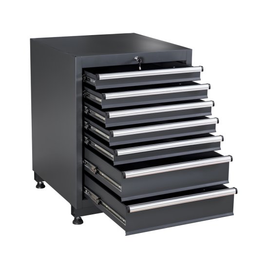 7-Schubladen Schrank Modul für Schranksystem RTX5000 - 680 x 700 x 910 mm | RETTER RTX-5000