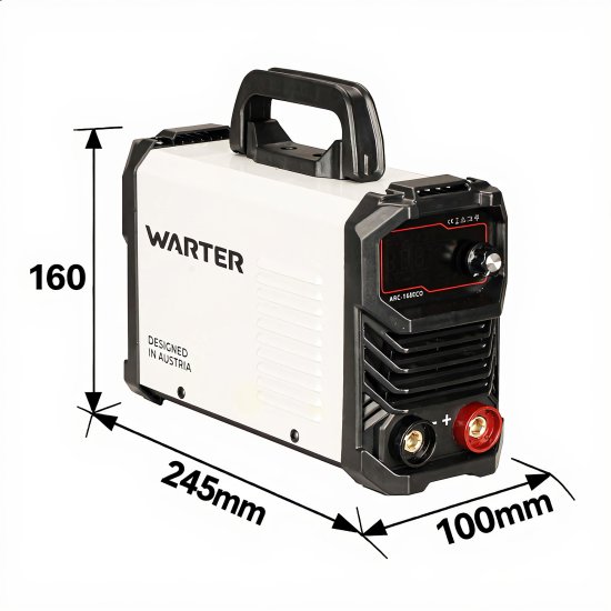 WARTER ARC-160 ECO IGBT Inverter MMA Schweißgerät 160A IIGBT Inverter MMA ARC Schweißgerät mit Hotstart & Anti-Stick