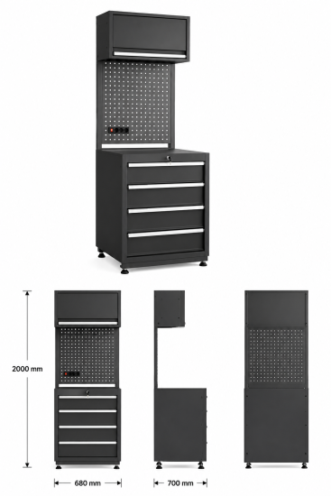 Werkstatteinrichtung Set 3 Teile PROFI Edition Schranksystem 4S | RETTER