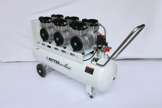 RT1120 Flüster Kompressor 120 L / 8 Bar