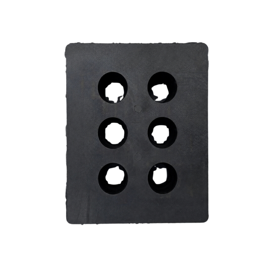 Preview: Gummiauflage 12 x 10 x 5,5cm